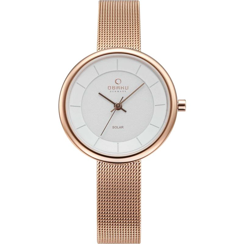 Obaku Women's Lys White Dial Watch - V206lrvwmv